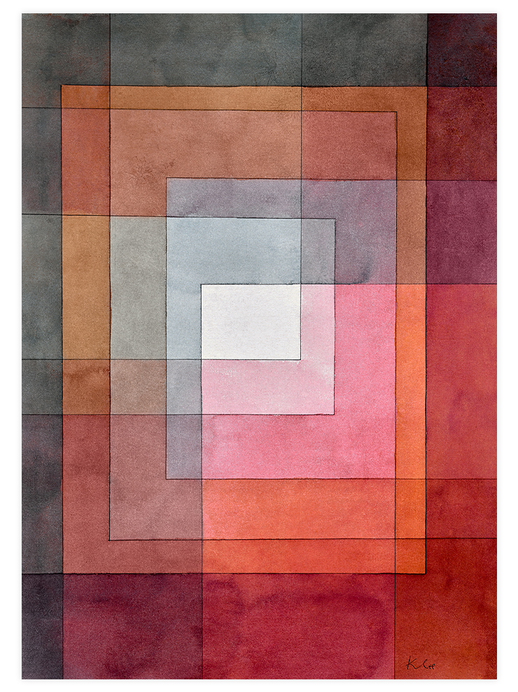 Paul Klee Polyphonic White - Art Print Ürün ana görseli