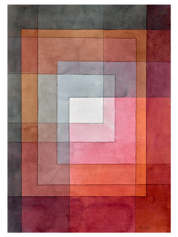 Paul Klee Polyphonic White - Art Print