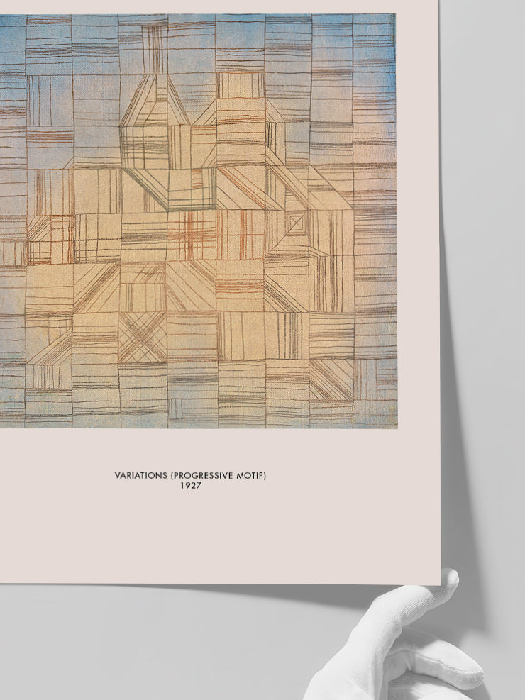 Paul Klee Variations - Art Print  Poster