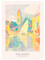 Paul Signac Saint-Tropez, le Port - Art Print