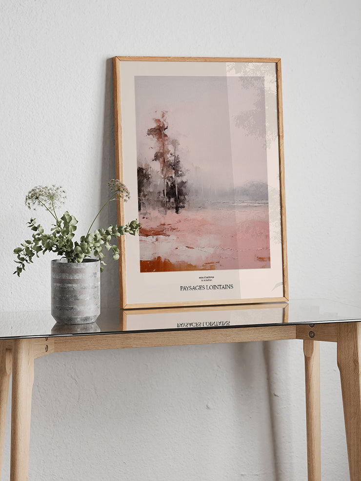 Paysages Lointains N2 - Art Print  Poster