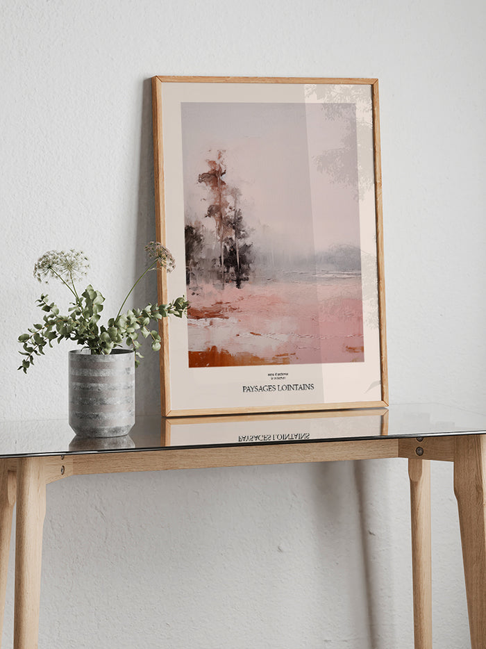 Paysages Lointains N2 - Art Print  Poster