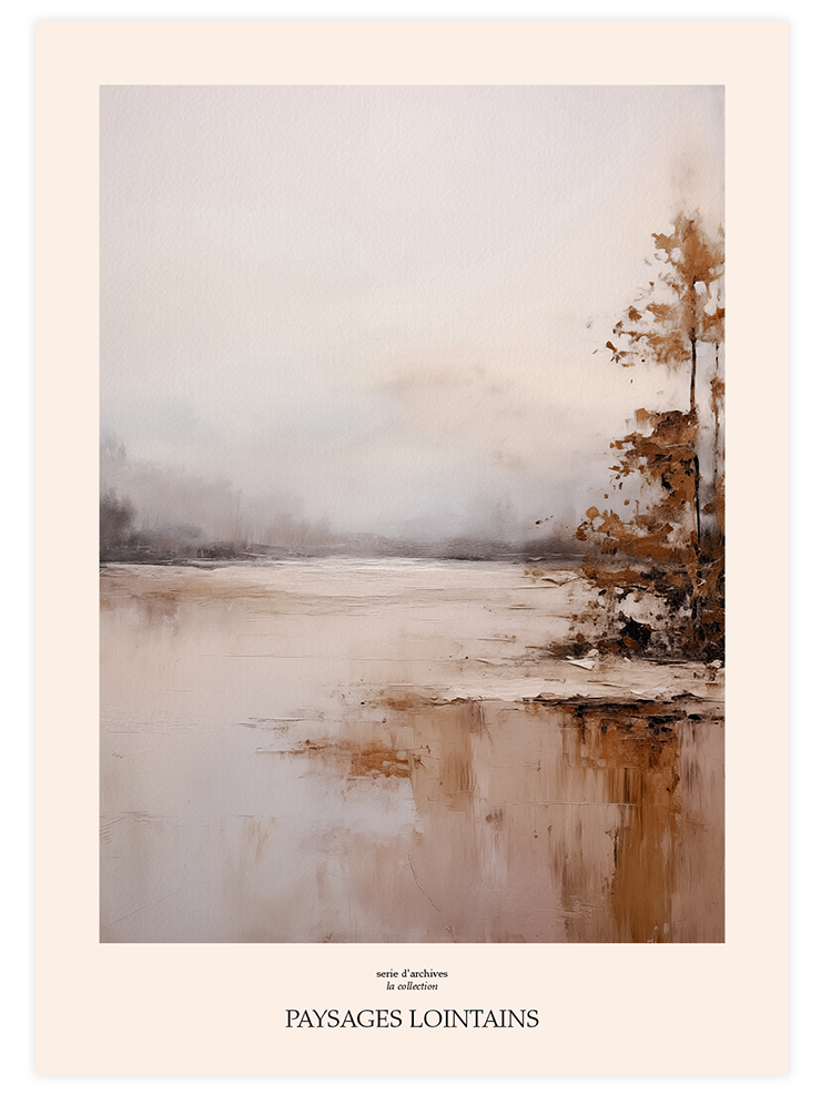 Paysages Lointains N3 - Art Print