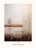 Paysages Lointains - Art Print