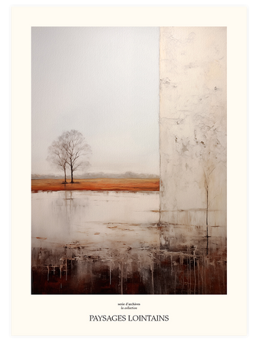 Paysages Lointains - Art Print