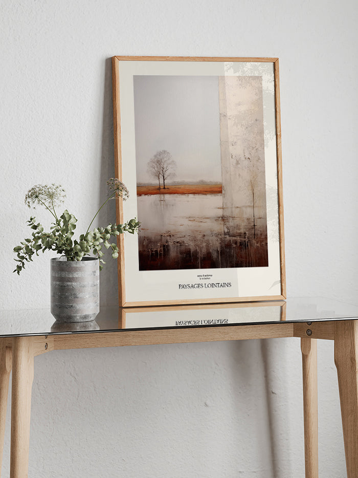Paysages Lointains - Art Print  Poster
