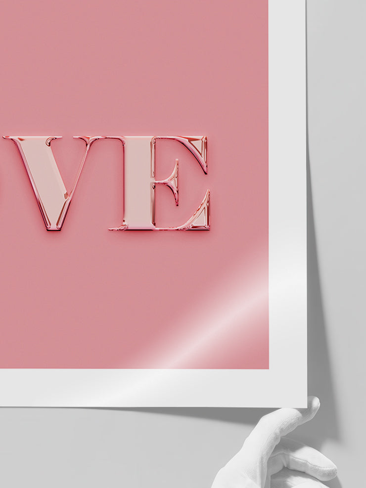 Chic Love - Art Print  Poster