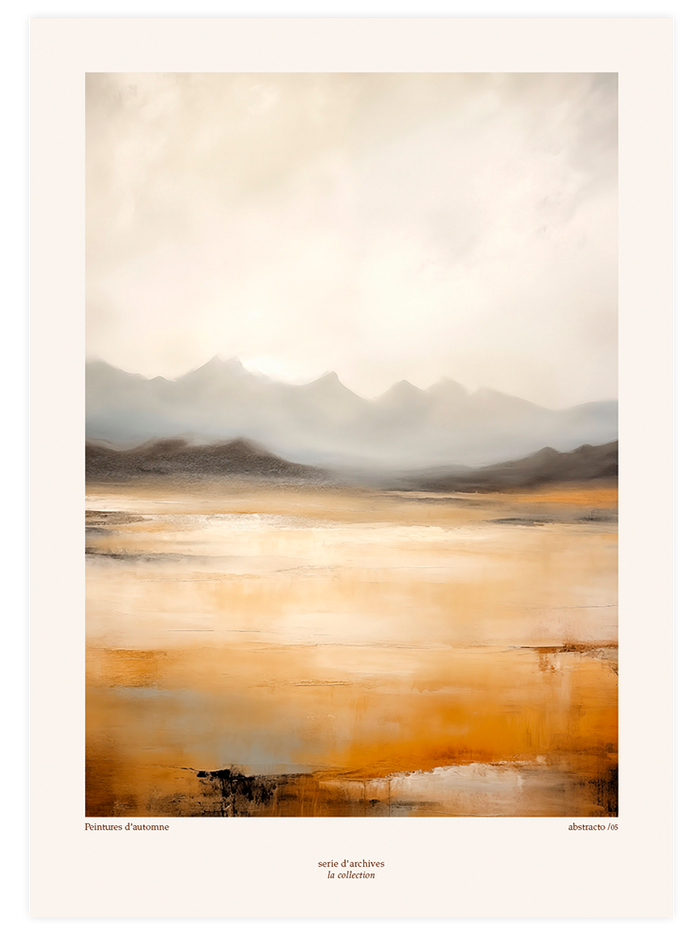 Peintures d’Automne - Poster Seti Duo  Poster