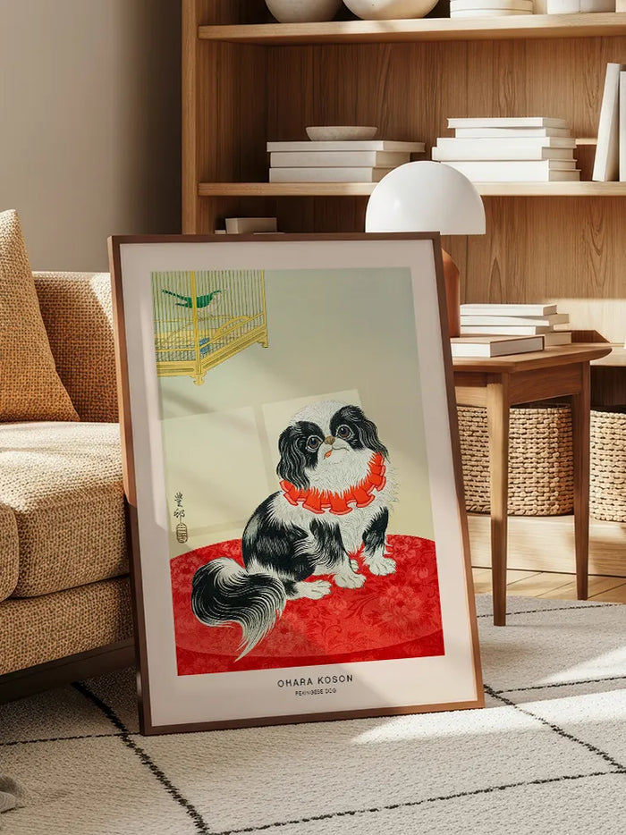 pekingese dog koson tablo
