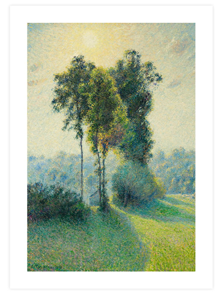 Pissarro Landscape at Saint-Charles - Art Print