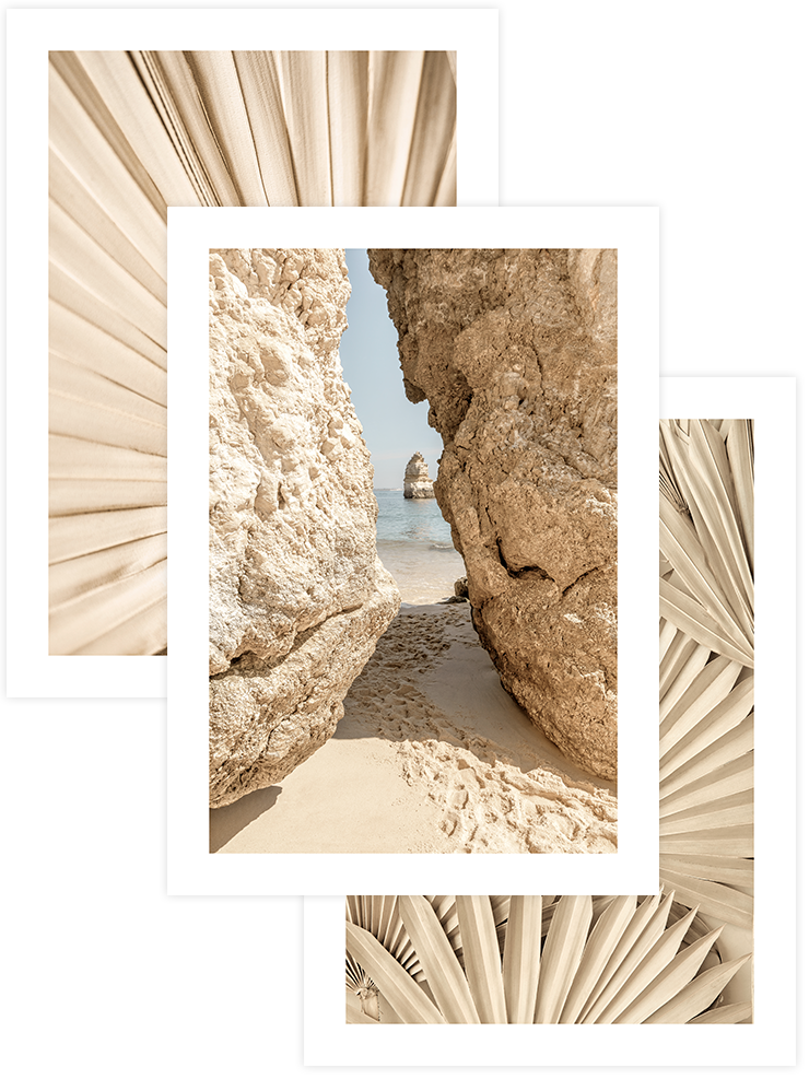 Beige Harmonie - Poster Seti Trio