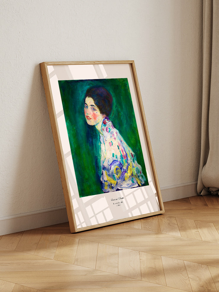 Klimt Bir Kadın Portresi - Art Print  Poster