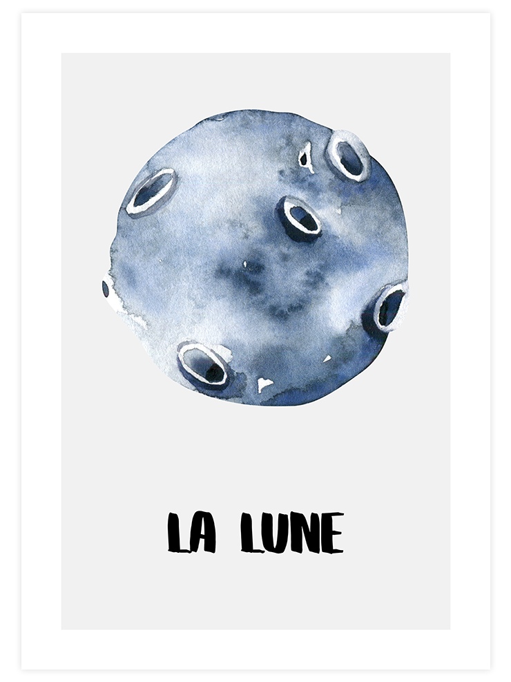 La Terre & La Lune - Poster Seti Duo Ürün ikincil görseli