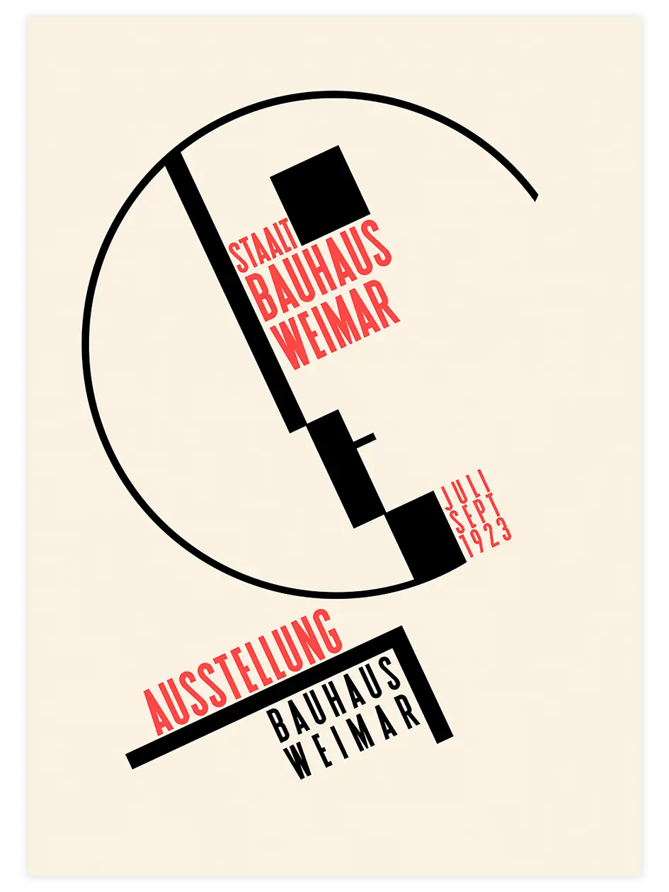 Bauhaus N7 - Art Print Ünlü Ressamlar Poster