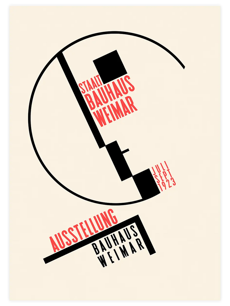 Bauhaus N7 - Art Print Ünlü Ressamlar Poster
