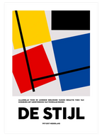 De Stijl 100 Jahr Afiş - Art Print