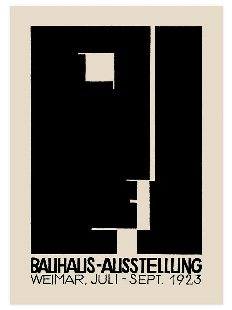 Bauhaus Afiş N2 - Art Print Ünlü Ressamlar Poster