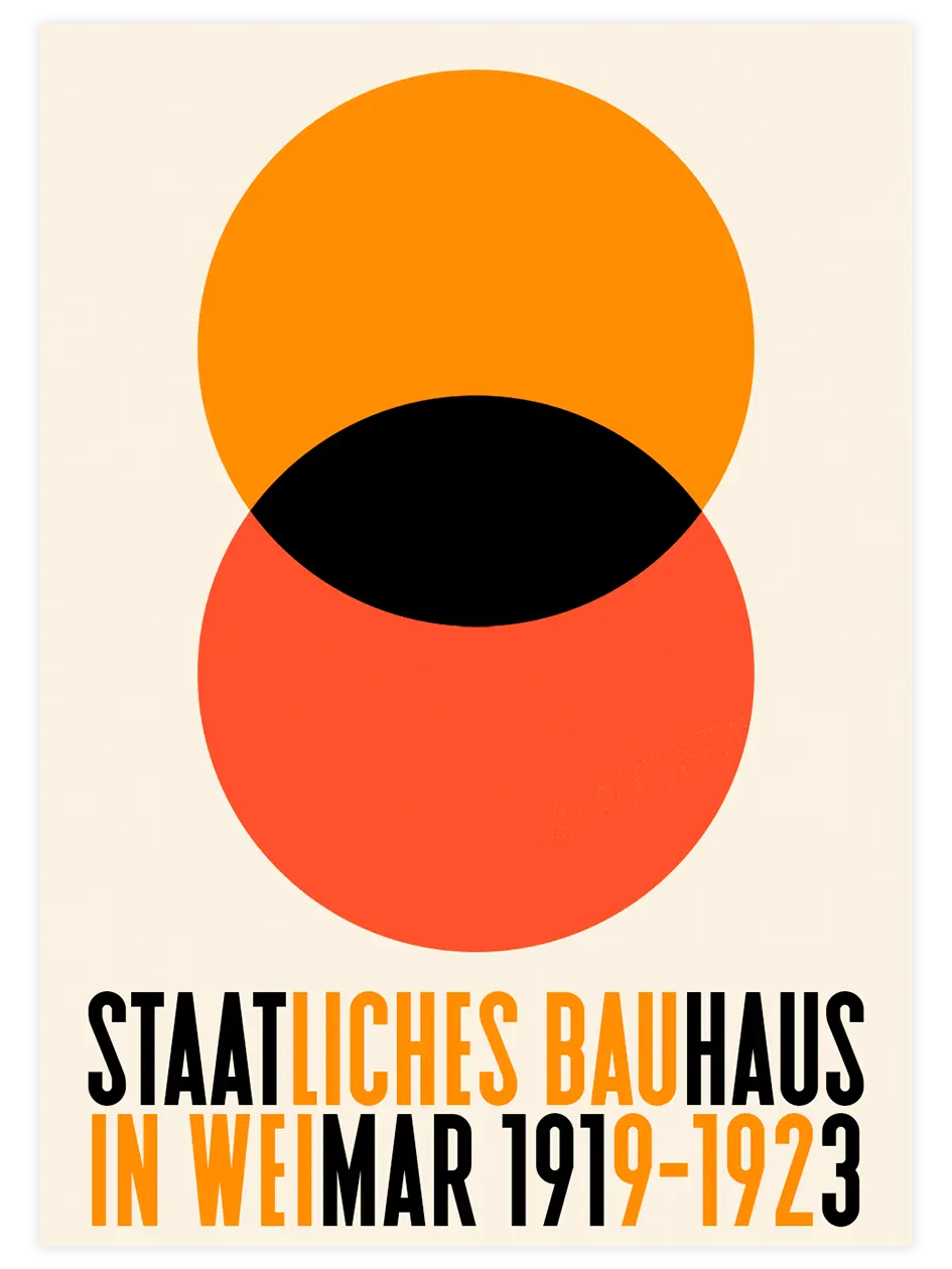 Bauhaus N5 - Art Print Ünlü Ressamlar Poster