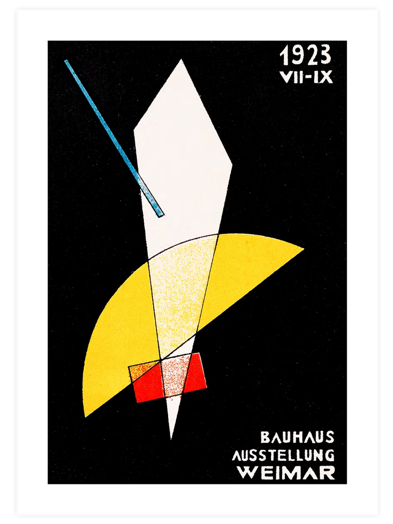Bauhaus Afiş - Art Print Ünlü Ressamlar Poster