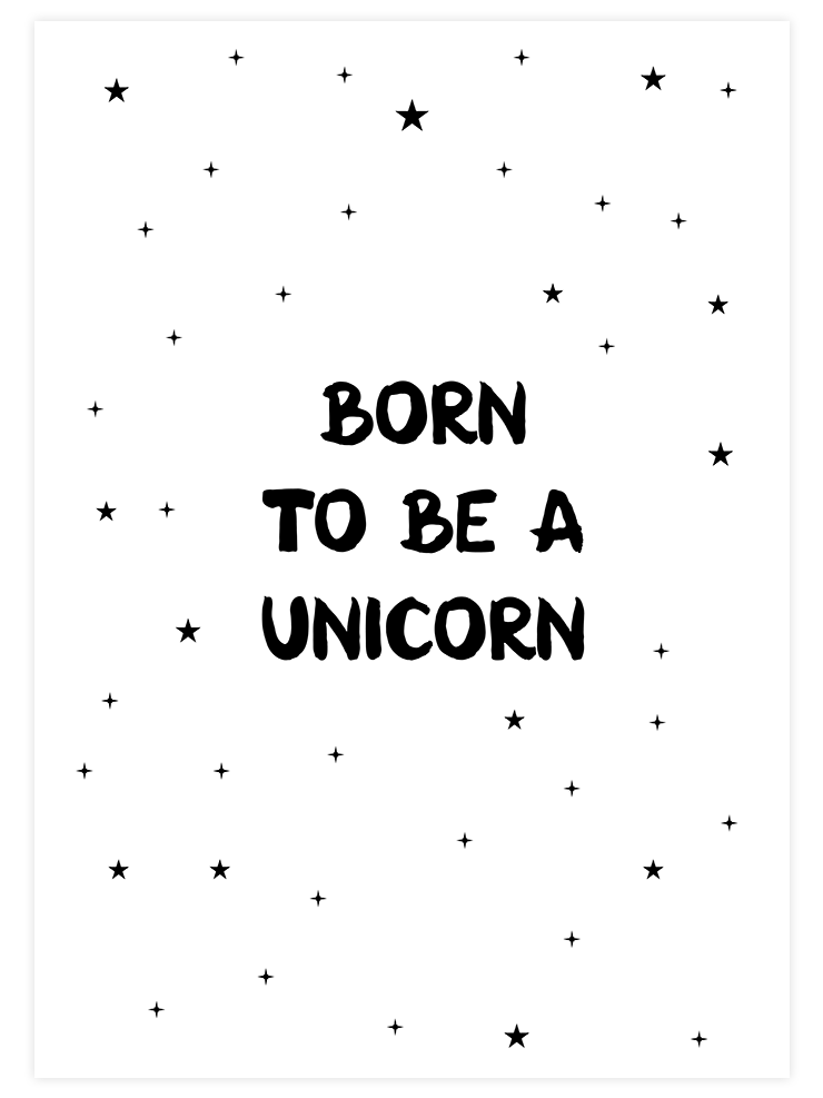 Pink Unicorn - Poster Seti Duo