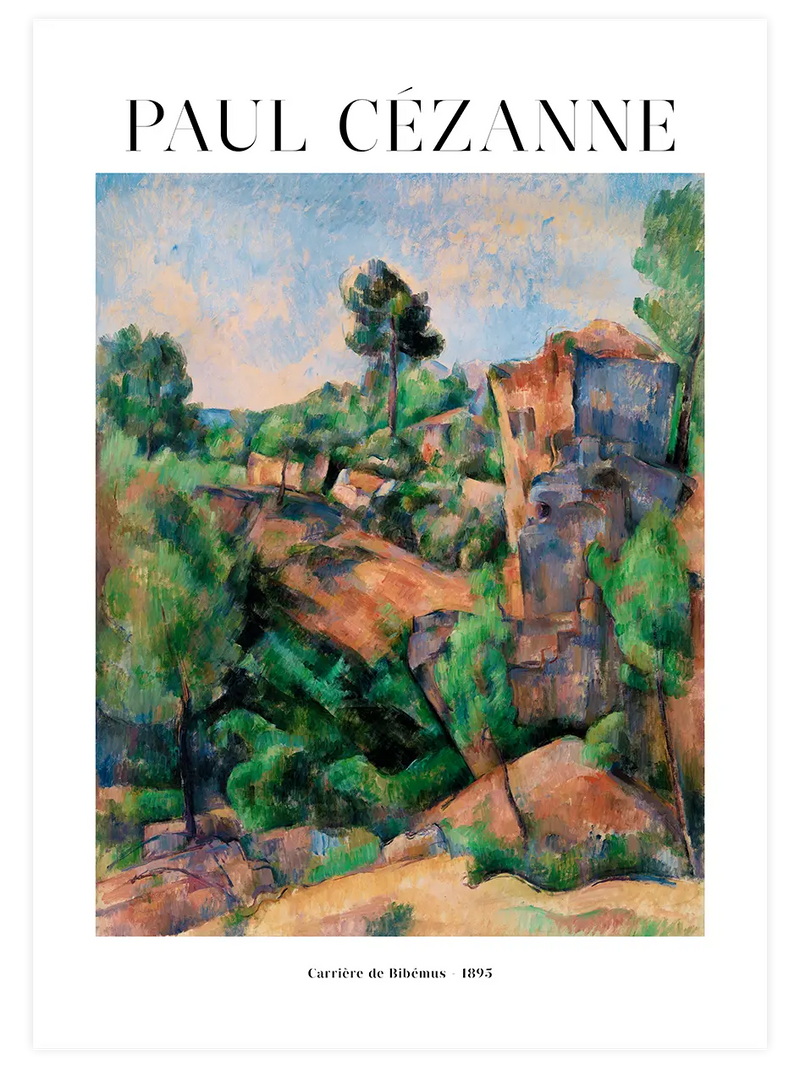 Cezanne Bibemus Quarry - Art Print Ünlü Ressamlar Poster
