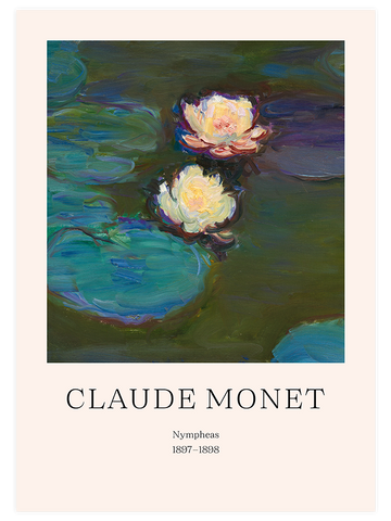 Monet Nympheas - Poster Seti Duo