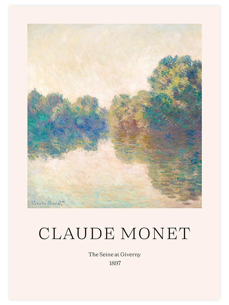 Claude Monet The Seine - Poster Seti Duo  Poster