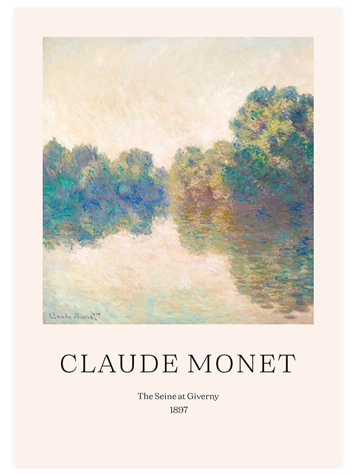 Claude Monet The Seine - Poster Seti Duo  Poster