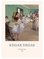 Edgar Degas The Dance Class - Art Print