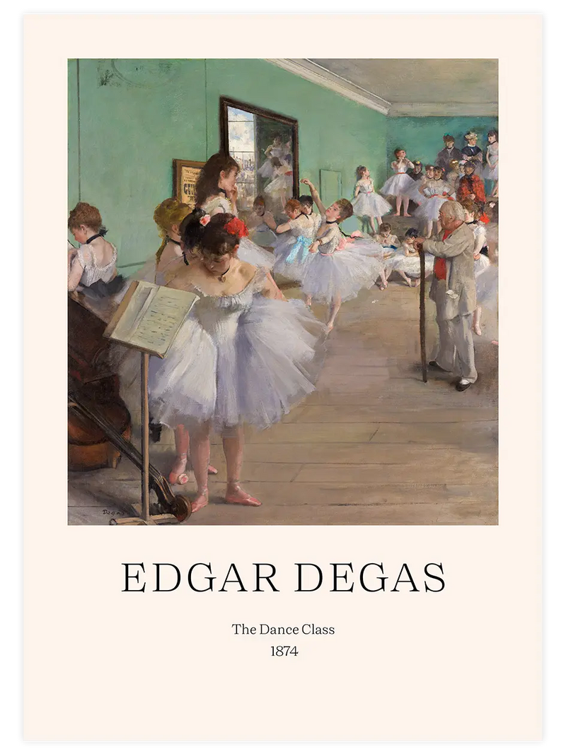 Edgar Degas The Dance Class - Art Print Ünlü Ressamlar Poster