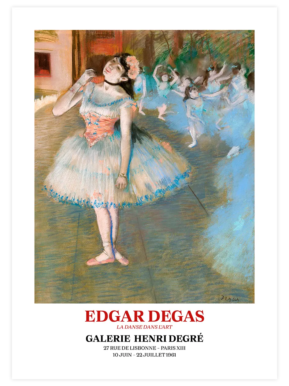 Edgar Degas Afiş N5 - Art Print Ünlü Ressamlar Poster