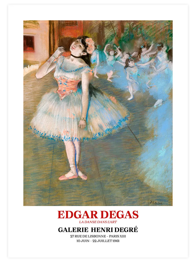 Edgar Degas Afiş N5 - Art Print Ünlü Ressamlar Poster