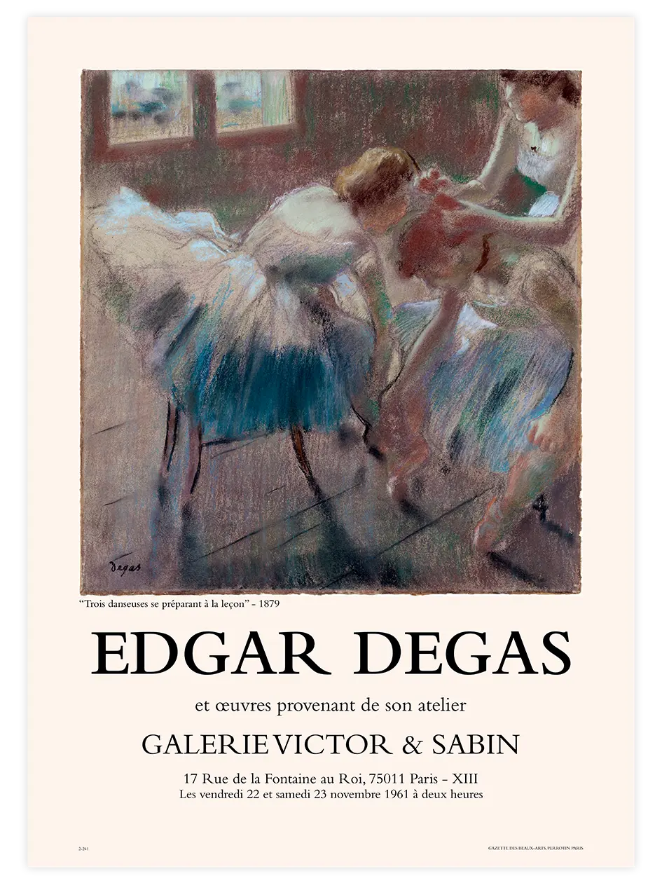 Edgar Degas Afiş N2 - Art Print Ünlü Ressamlar Poster