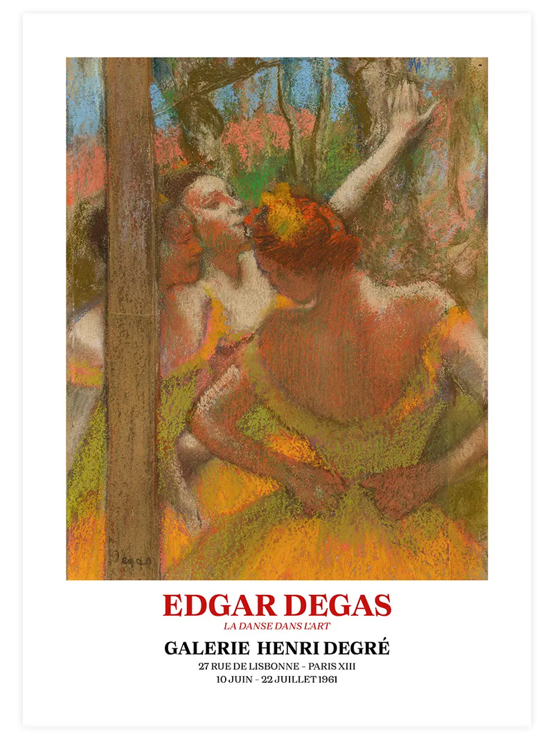 Edgar Degas Afiş N6 - Art Print Ünlü Ressamlar Poster
