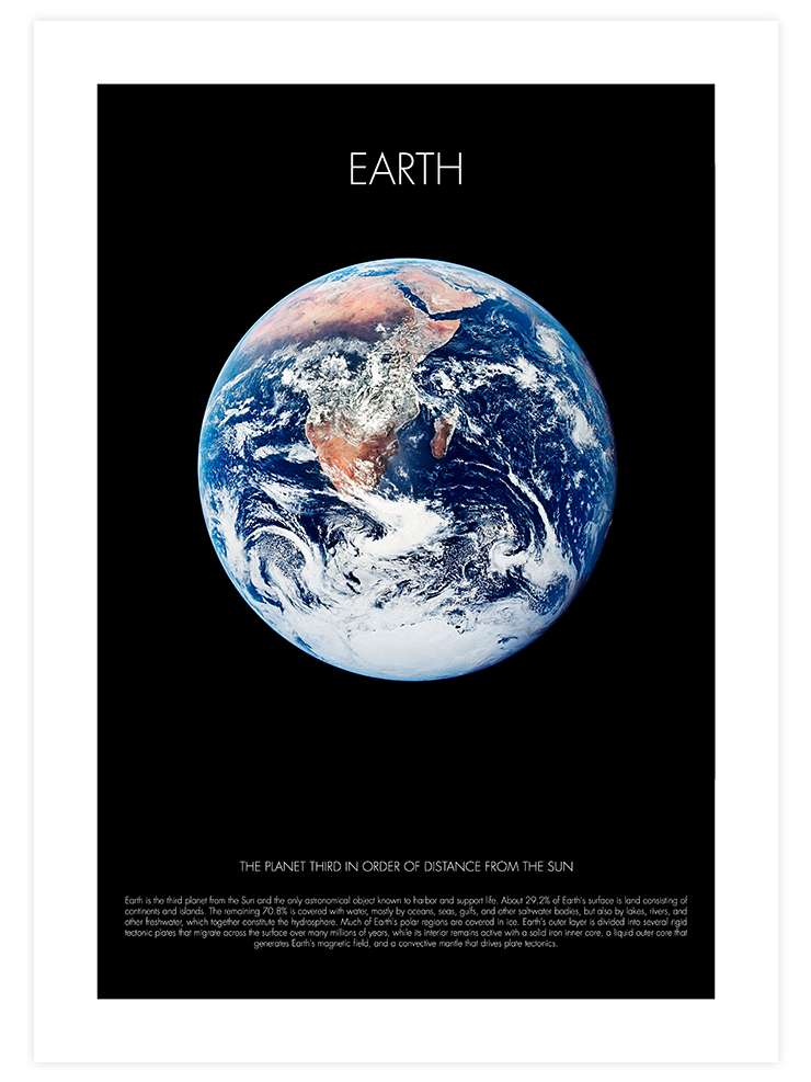 Earth & Moon - Poster Seti Duo  Poster