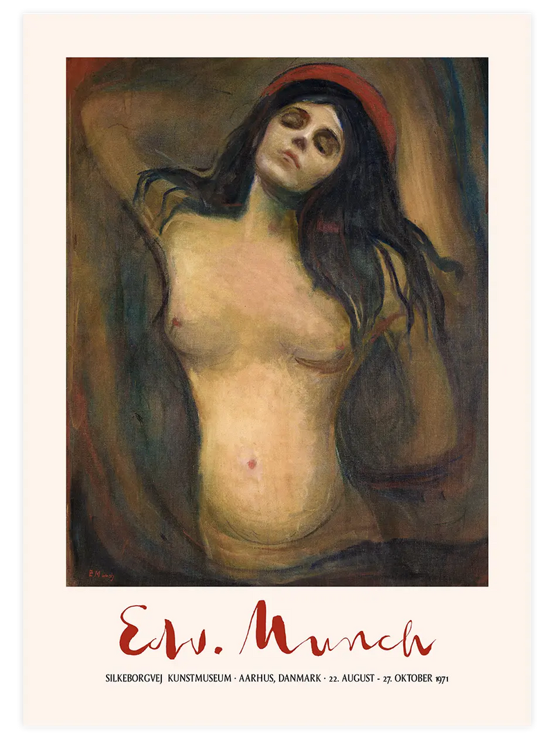 Edvard Munch Afiş N2 - Art Print Ünlü Ressamlar Poster