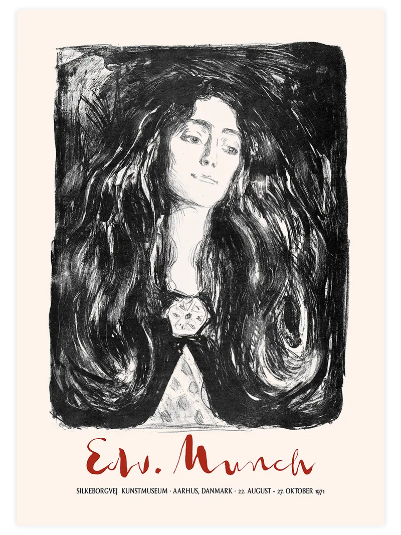 Edvard Munch Afiş - Art Print Ünlü Ressamlar Poster