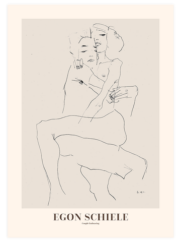 Egon Schiele Naked - Poster Seti Duo