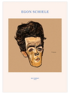 Egon Schiele Self-Portrait - Art Print