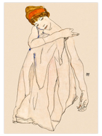 Egon Schiele Dancer - Art Print