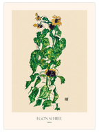 Egon Schiele Ayçiçekleri - Art Print