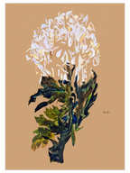 Egon Schiele White Chrysanthemum - Art Print