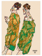 Egon Schiele Devotion - Art Print
