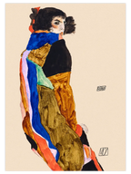 Egon Schiele The Dancer Moa - Art Print
