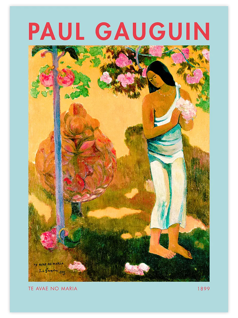 Paul Gauguin The Month of Maria - Art Print Ünlü Ressamlar Poster