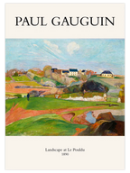 Paul Gauguin Landscape At Le Pouldu - Art Print