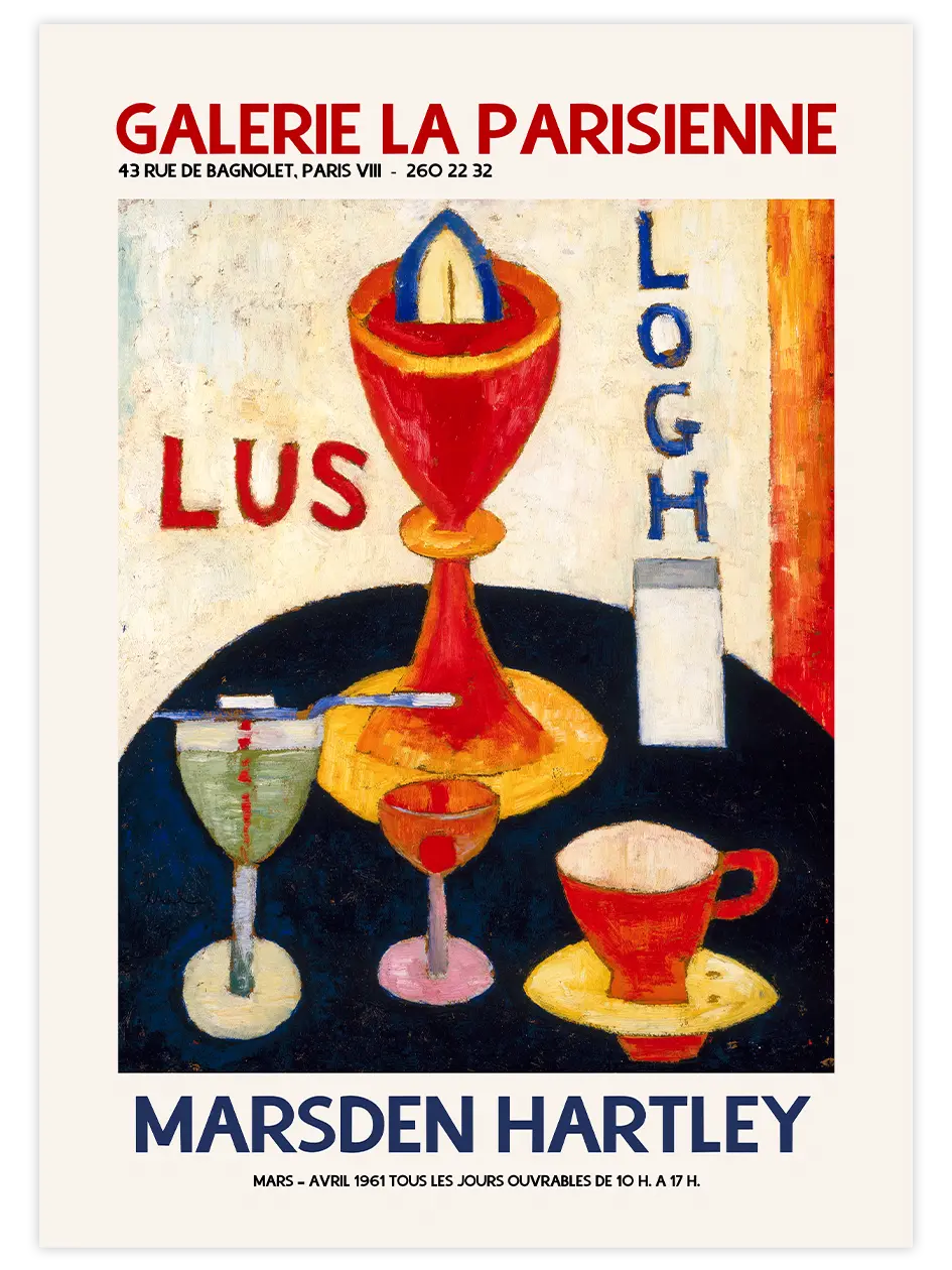 Marsden Hartley Afiş N2 - Art Print Ünlü Ressamlar Poster