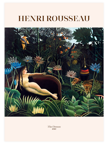 Henri Rousseau The Dream - Poster Seti Duo