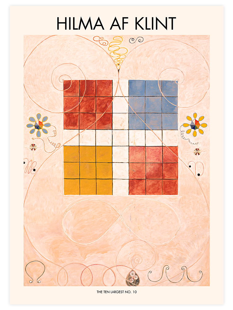 Hilma Af Klint The Ten Largest No.9 & 10 - Poster Seti Duo  Poster