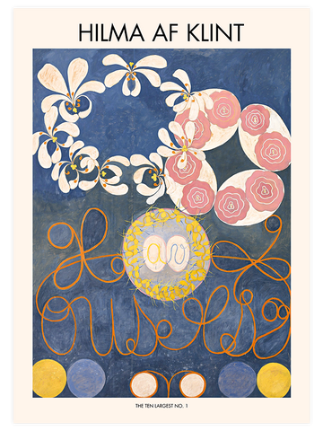 Hilma Af Klint The Ten Largest No.1 & 2 - Poster Seti Duo